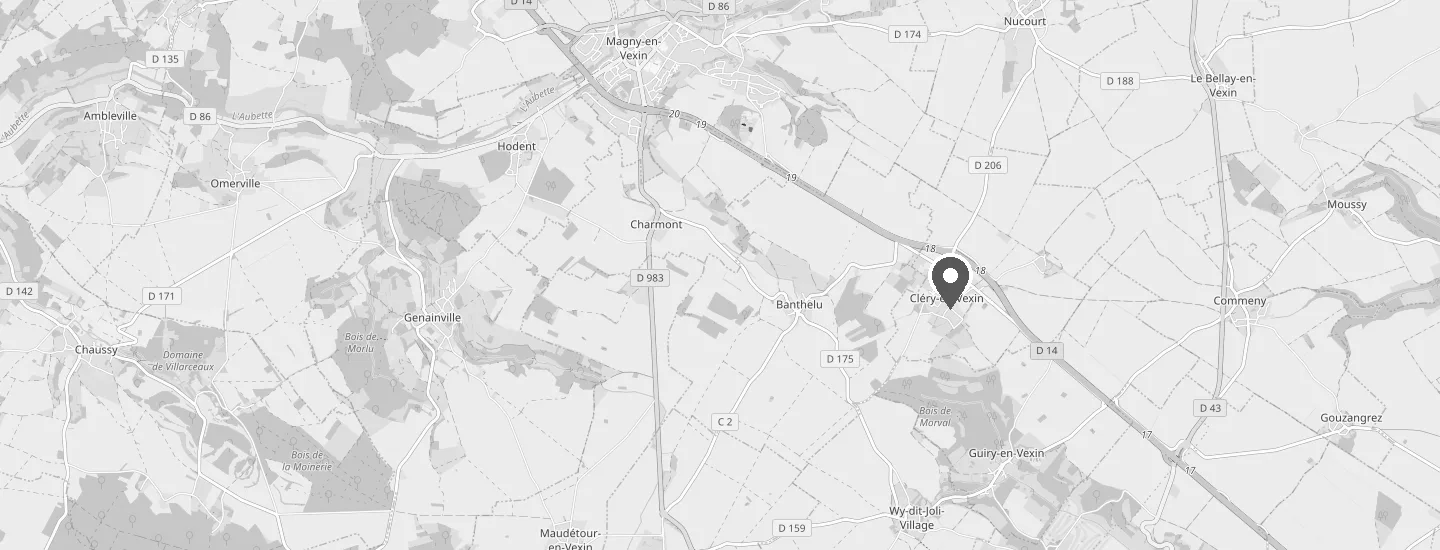 Plan d’accès à LJ Transports, 3 Grande Rue des Tavernes à Cléry-en-Vexin